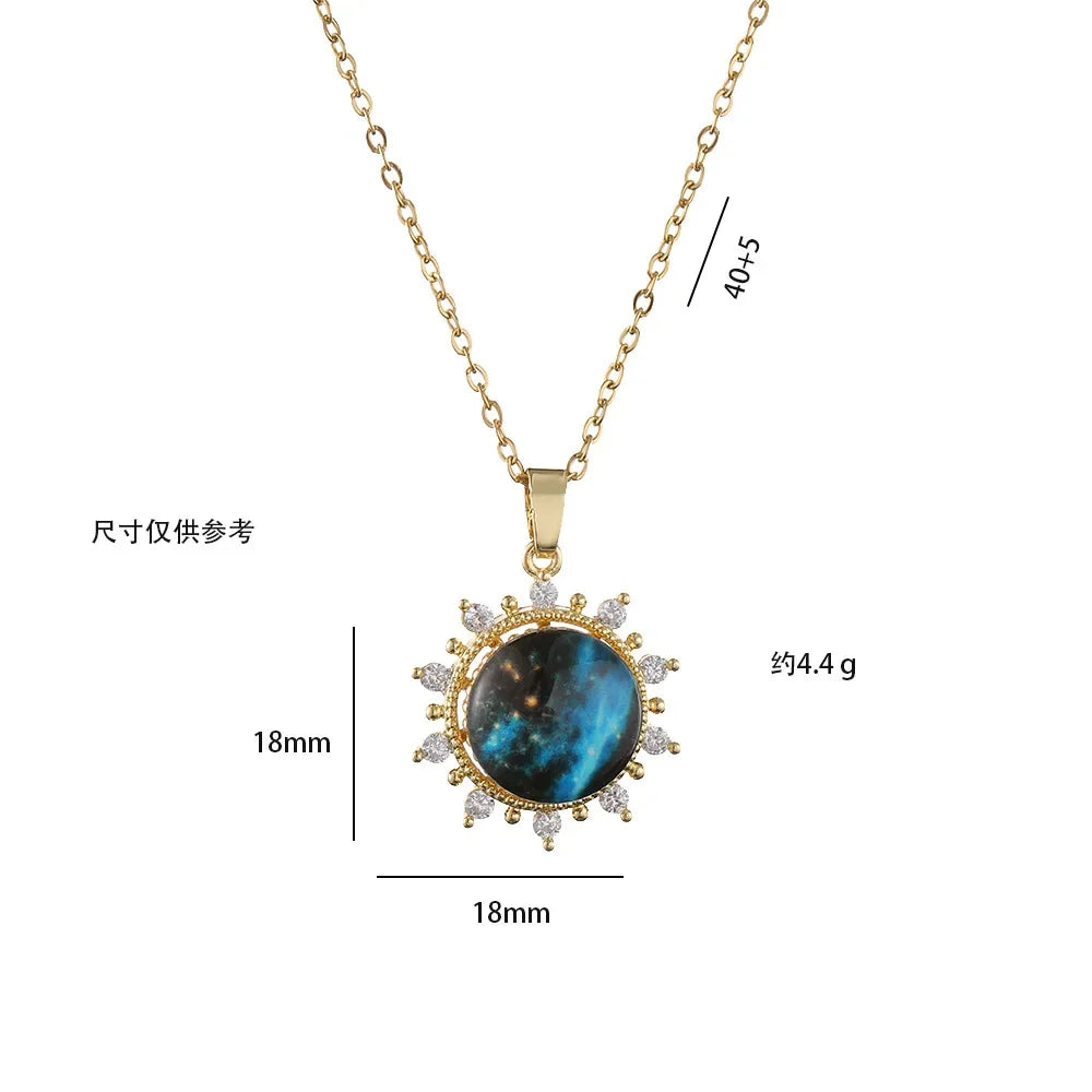 Naszyjnik Niebieska Planeta